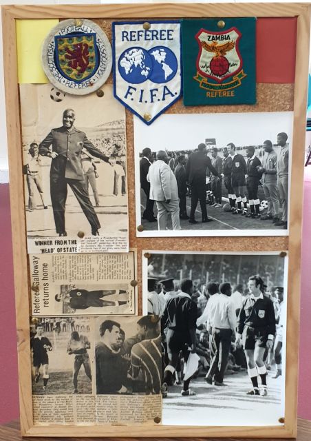 A valued notice board - memories of a Ref abroad...